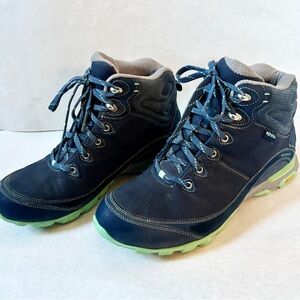 Ahnu by Teva Hiking Boots | Navy and Green